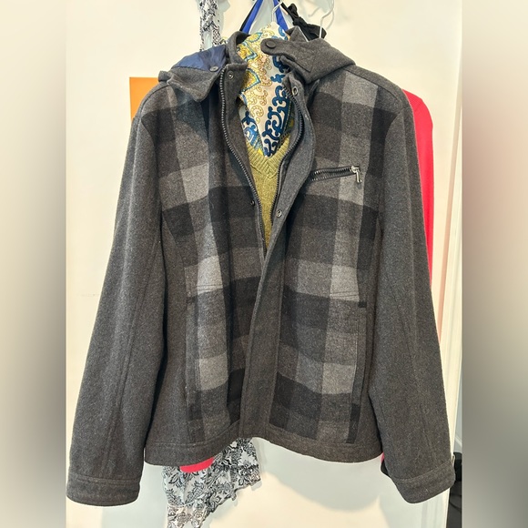 Wool Bomber Check Warm - Picture 3 of 8